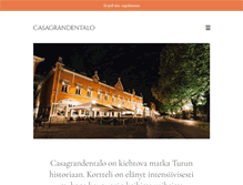 Tablet Screenshot of casagrandentalo.fi